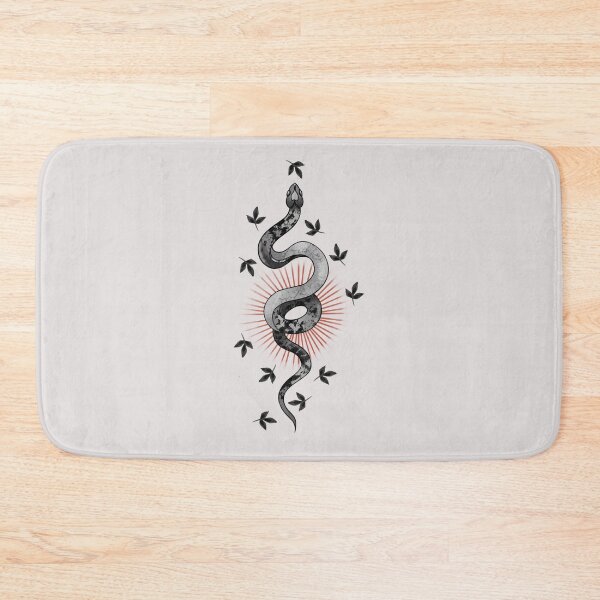 Item preview, snake with leaves designed and sold by atlasbackache.