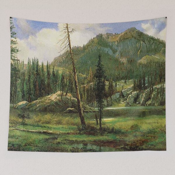 Item preview, Albert Bierstadt-Sierra Nevada Mountains designed and sold by tomorrowsart.