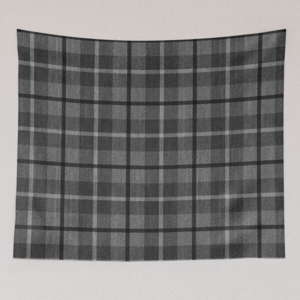 Item preview, Achromo Cali-Charcoal Black Plaid by Bossy Cat Home designed and sold by BossyCatHome.