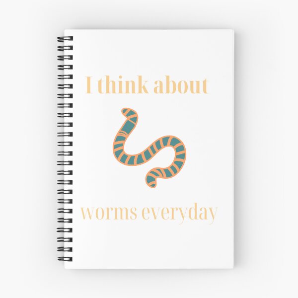 Item preview, I Think About Worms Everyday designed and sold by erion-store.