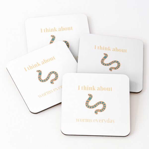 Item preview, I Think About Worms Everyday designed and sold by erion-store.