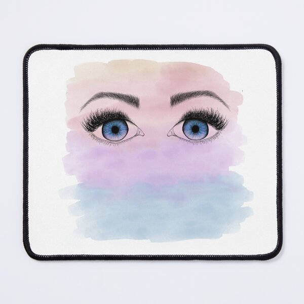 Item preview, Blue eyes on water colour back drop designed and sold by niccdefilippis.