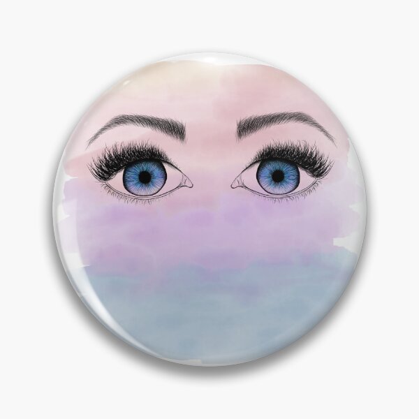 Item preview, Blue eyes on water colour back drop designed and sold by niccdefilippis.