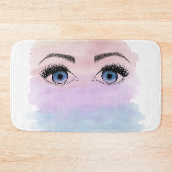 Item preview, Blue eyes on water colour back drop designed and sold by niccdefilippis.