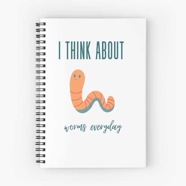 Item preview, I Think About Worms Everyday designed and sold by erion-store.