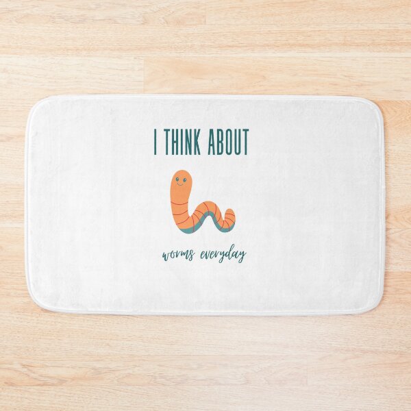 Item preview, I Think About Worms Everyday designed and sold by erion-store.