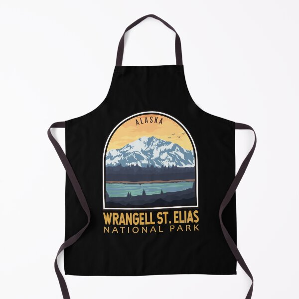 Item preview, Wrangell St Elias National Park Vintage Emblem designed and sold by KrisSidDesigns.