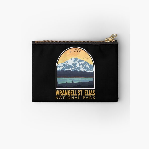 Item preview, Wrangell St Elias National Park Vintage Emblem designed and sold by KrisSidDesigns.
