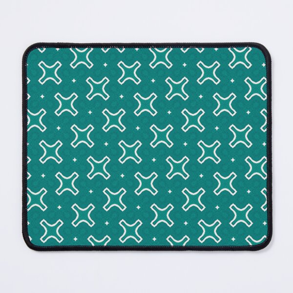 Item preview, Teal and Off White X and Diamond Pattern designed and sold by BluePlanetMerch.