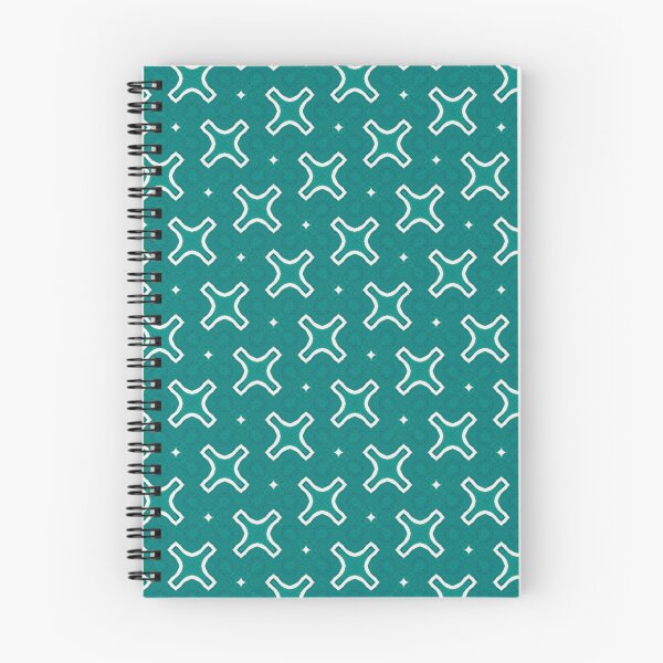 Item preview, Teal and Off White X and Diamond Pattern  designed and sold by BluePlanetMerch.