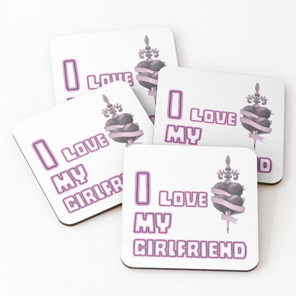 Item preview, I Love My Girlfriend Legendary Style : Love Quote designed and sold by QuotezArtist.