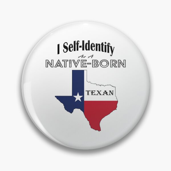 Item preview, Self-Identified Texan (Black Letters) designed and sold by Catie Lipsey.