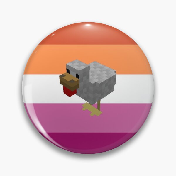 Item preview, Minecraft Lesbian Chicken designed and sold by Magironi.