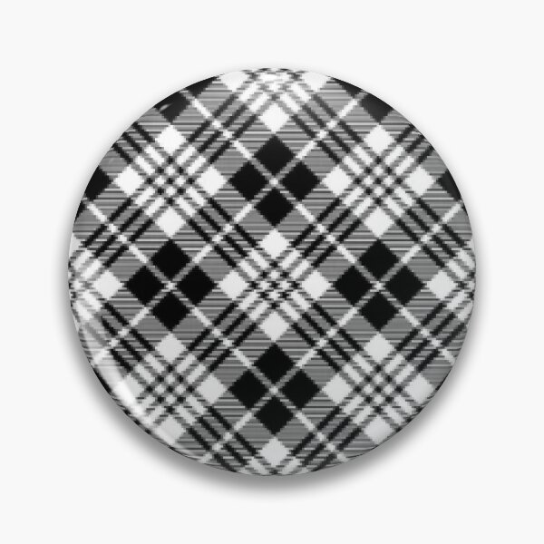 Item preview, Achromo Cali-Tartan BW Plaid by Bossy Cat Home designed and sold by BossyCatHome.