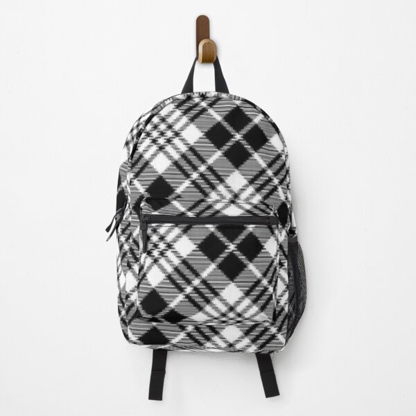 Item preview, Achromo Cali-Tartan BW Plaid by Bossy Cat Home designed and sold by BossyCatHome.
