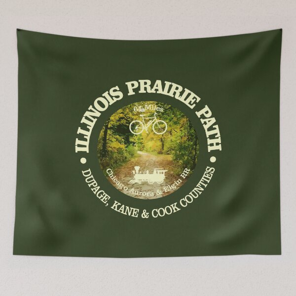 Item preview, Illinois Prairie Path (cycling c) designed and sold by curranmorgan.