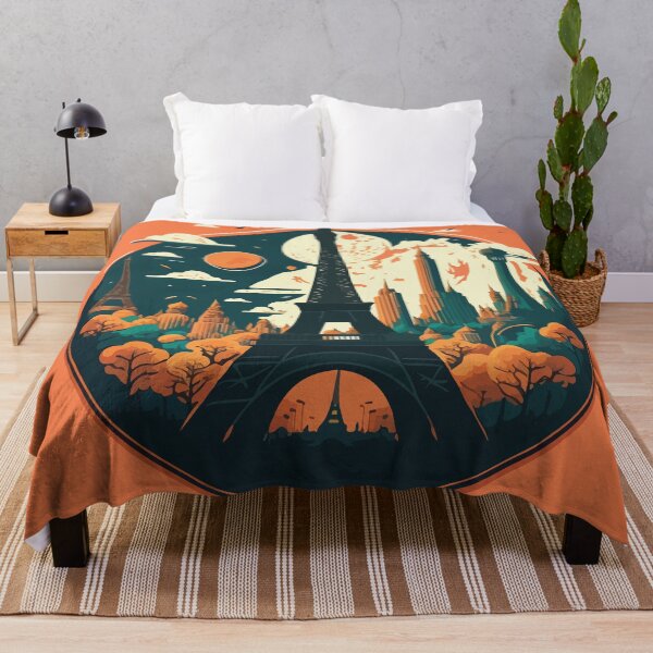 Item preview, Circular fanatasy Paris with Eiffel Towers designed and sold by ai-miilk.