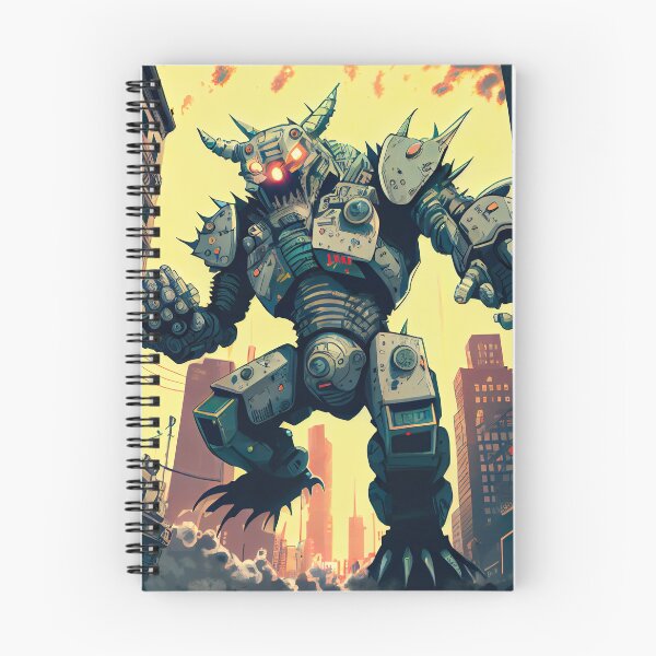 Item preview, Monster giant robot attacking the city designed and sold by KoolArtDistrict.