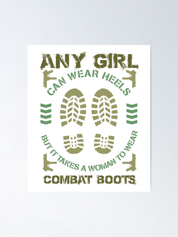 Poster girl 2024 combat boots