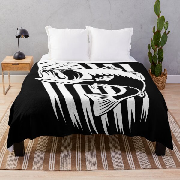 Item preview, Bass Fish Usa Flag designed and sold by Sunset Design.