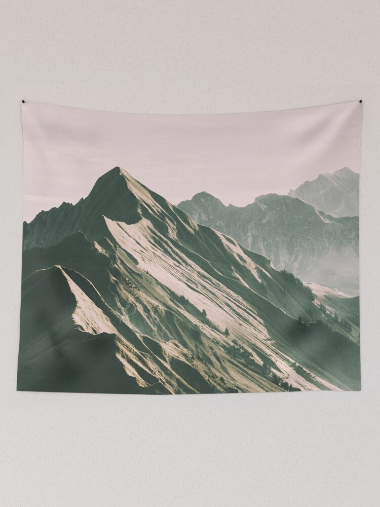 Thumbnail 2 of 3, Tapestry, Mountains designed and sold by fempreneurco.