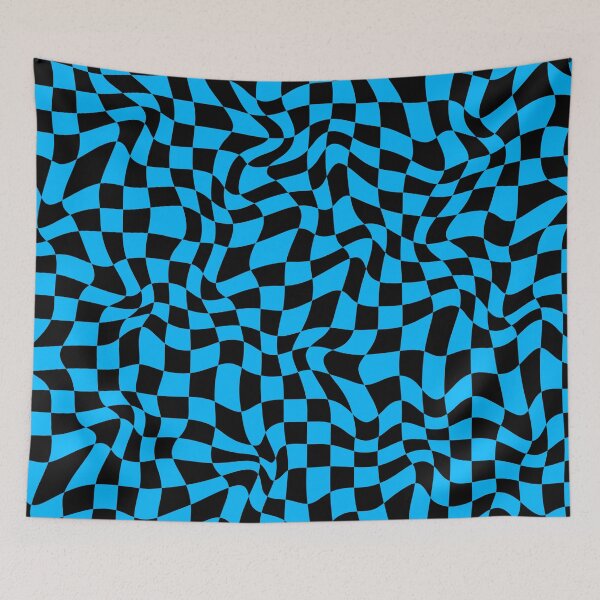 Item preview, Sky Blue Abstract, and Wavy Checkerboard Pattern designed and sold by SarahJisri.