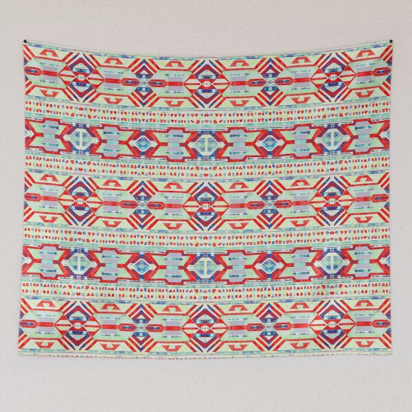 Item preview, Traditional Igorot-inspired tribal pattern. Ethnic Multi color designed and sold by IlustradoArts.