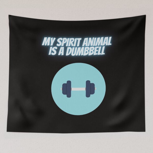 Item preview, My spirit animal is a dumbbell designed and sold by senouz.