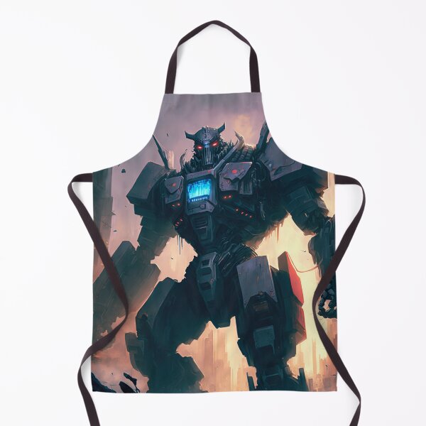 Item preview, Monster giant robot attacking the city designed and sold by KoolArtDistrict.
