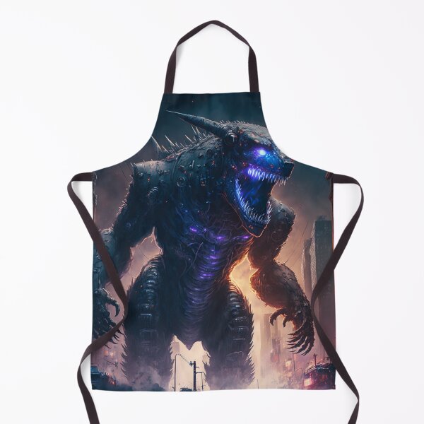 Item preview, Monster giant robot cyborg attacking the city designed and sold by KoolArtDistrict.