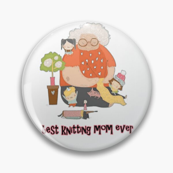 Item preview, best knitting mom ever designed and sold by yousseftaki.