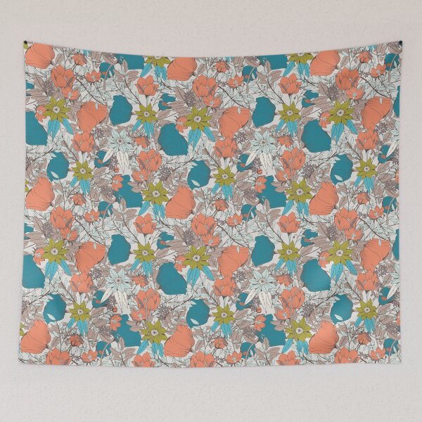 Item preview, Botanical pattern 011 designed and sold by BlueLela.