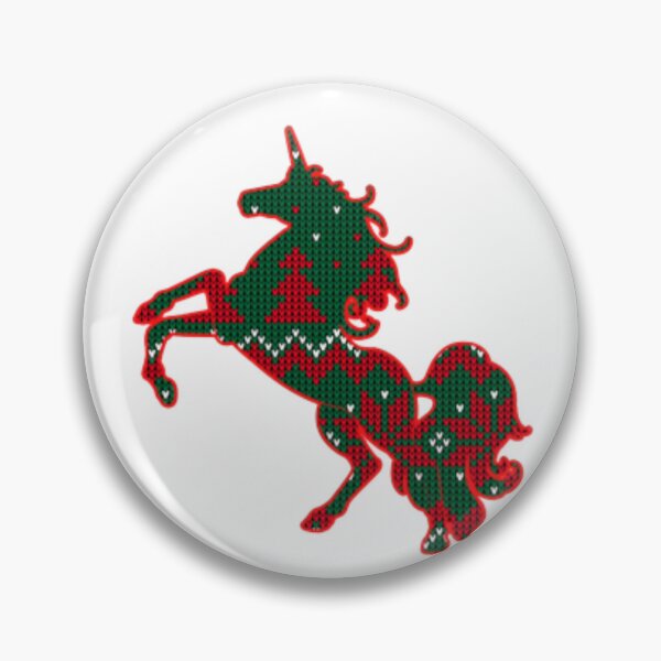 Artikelvorschau, Weihnachtsgestrickte Textur mit einem Einhorn entworfen und verkauft von Route51.