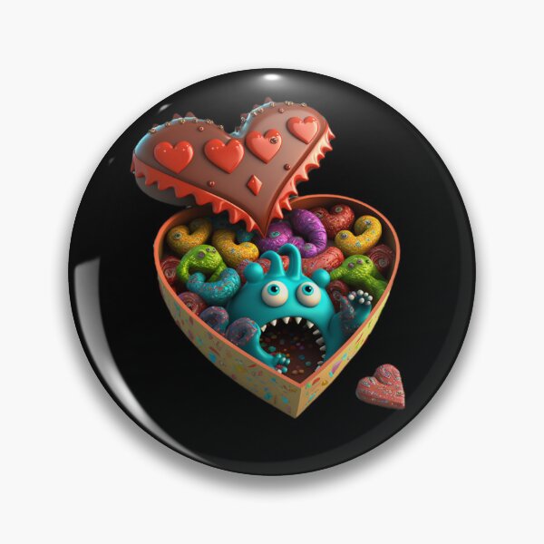 Item preview, VALENTINE'S CANDY MONSTER (aka Heartworms) designed and sold by Scrumptious Designs.