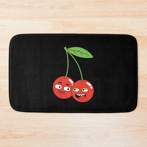 Item preview, Hanging Cherries with Faces Cartoon Illustration designed and sold by PrintPortal.