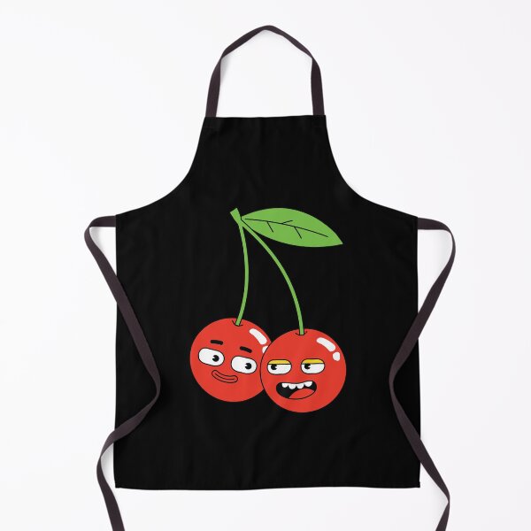 Item preview, Hanging Cherries with Faces Cartoon Illustration designed and sold by PrintPortal.