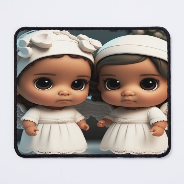 Item preview, Twin Angels of Harmony designed and sold by Junior's Digital Designs.