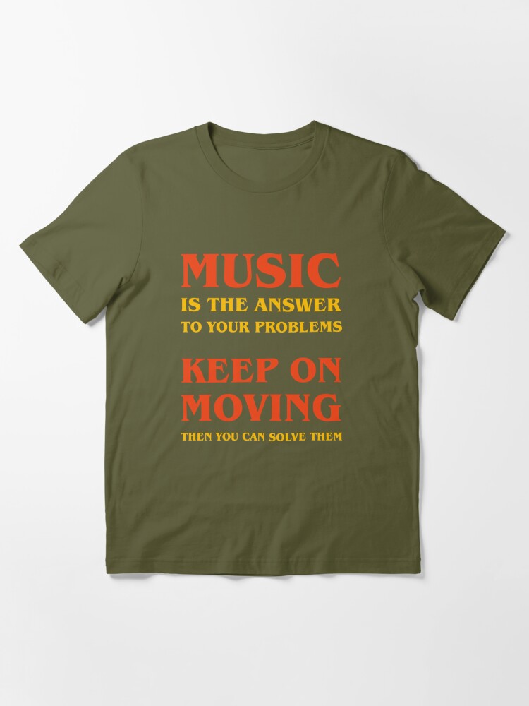 T-shirt Cropped Music is the Answer | Noize Clothing | Music the Answer