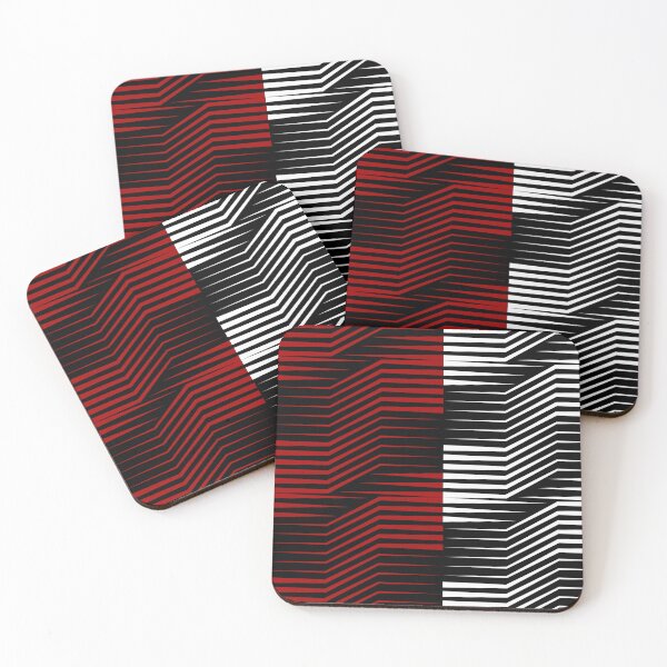 Item preview, Red and White Vanishing Path Pattern designed and sold by Mark Cannon.