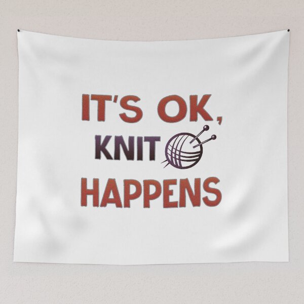 Item preview, its ok knit happens designed and sold by Star Soulofficial.