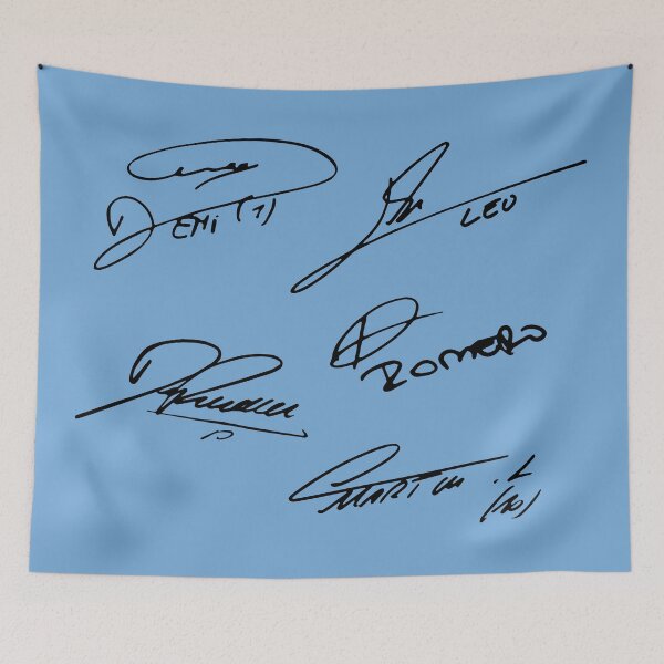 Item preview, Argentina 2022 Team Autographs (black and blue) designed and sold by sarascoprox.