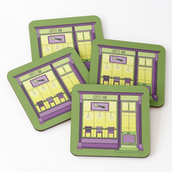 Item preview, Coffee Bar Illustration  designed and sold by Slepowronski.