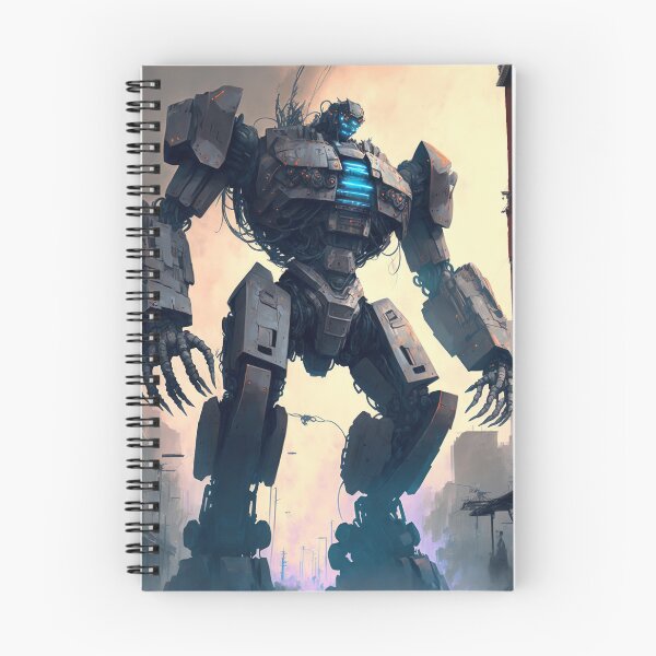 Item preview, Giant futuristic robot attacking the city designed and sold by KoolArtDistrict.