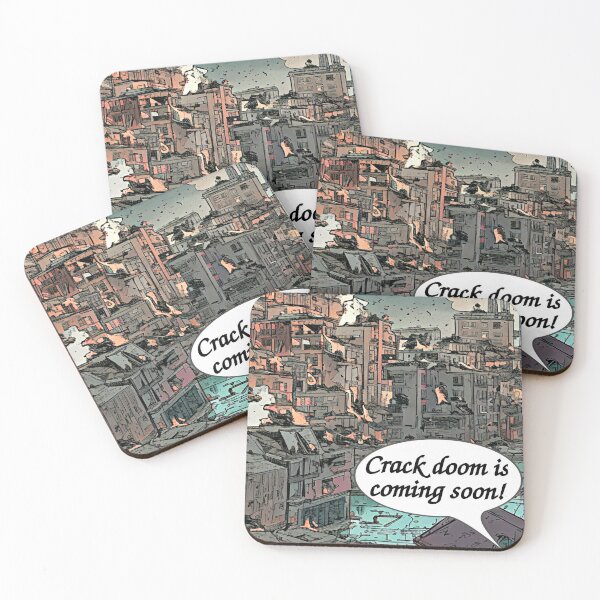 Item preview, Crack doom is coming soon designed and sold by artesilenciosa.