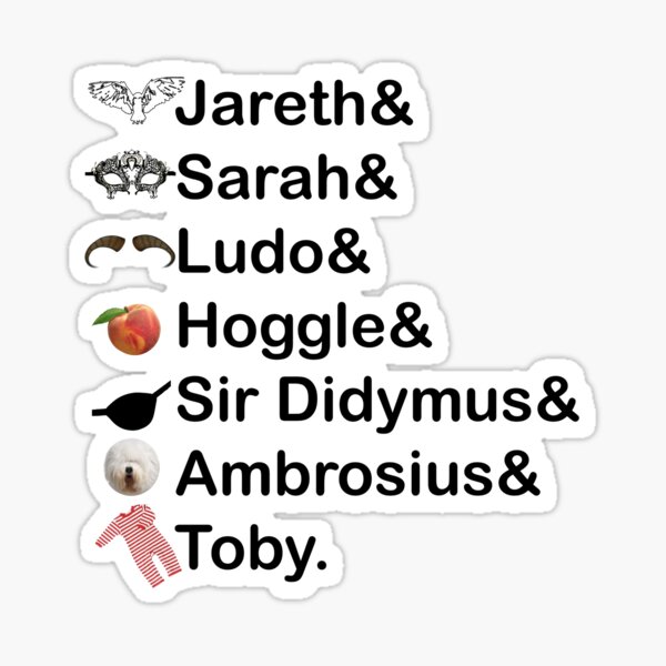 Item preview, Labyrinth Names designed and sold by GiantSquid1.