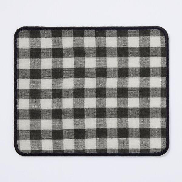 Item preview, Achromo Cali-Cali Buffalo Plaid, Grey-Black by Bossy Cat Home designed and sold by BossyCatHome.