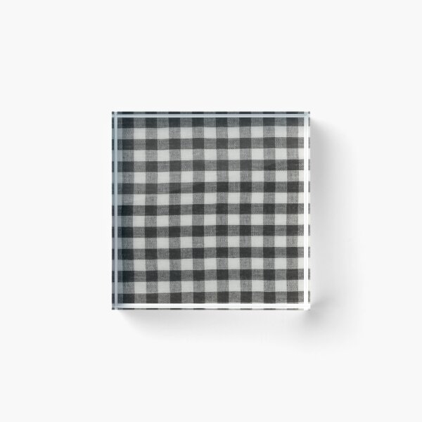Item preview, Achromo Cali-Cali Buffalo Plaid, Grey-Black by Bossy Cat Home designed and sold by BossyCatHome.