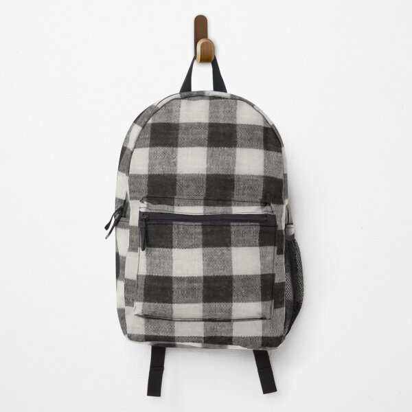Item preview, Achromo Cali-Cali Buffalo Plaid, Grey-Black by Bossy Cat Home designed and sold by BossyCatHome.