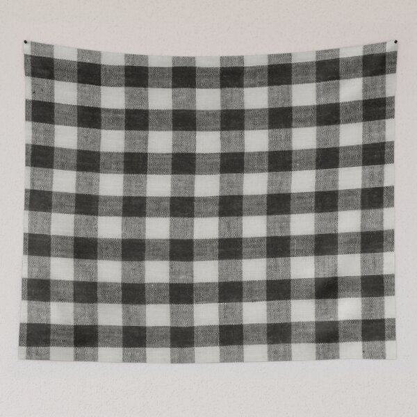 Item preview, Achromo Cali-Cali Buffalo Plaid, Grey-Black by Bossy Cat Home designed and sold by BossyCatHome.