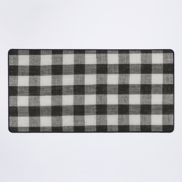 Item preview, Achromo Cali-Cali Buffalo Plaid, Grey-Black by Bossy Cat Home designed and sold by BossyCatHome.